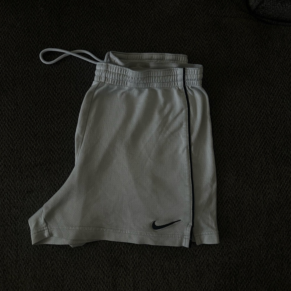 Nike Gray Athletic Shorts with Elastic Waistband